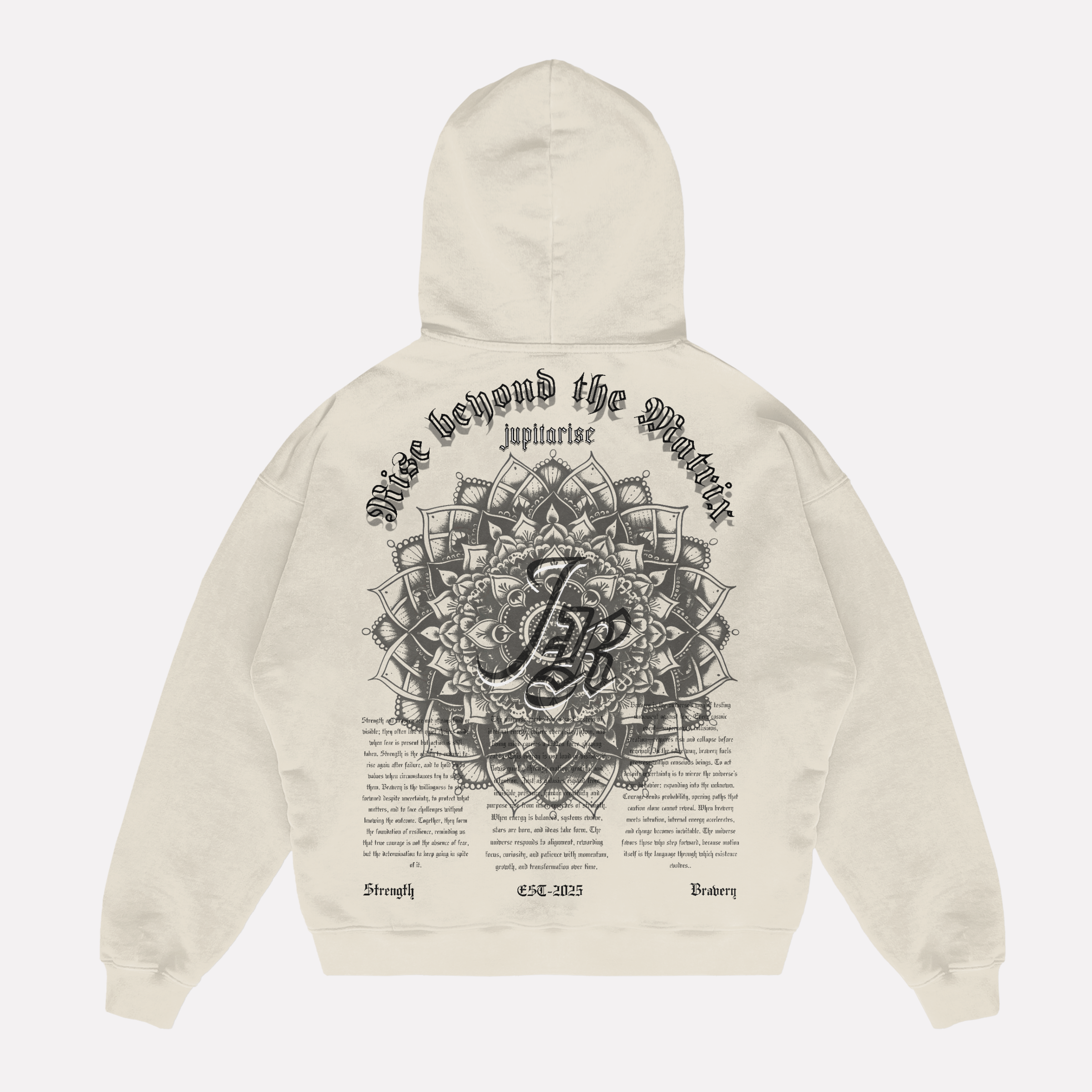 JR Premium/ 440 gsm, Heavyweight Boxy-fit Unisex hoodie